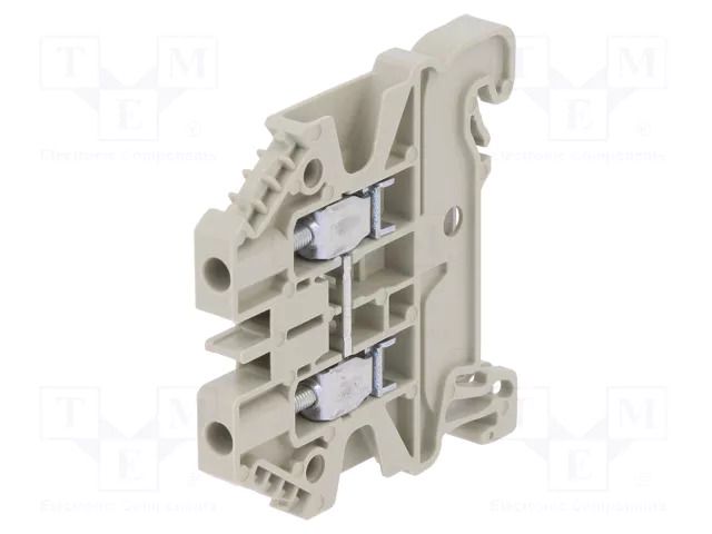 Splice terminal: rail; 24A; 1kV; screw terminal; grey; 2.5mm2; TS35 WIELAND 58.503.0055.0
