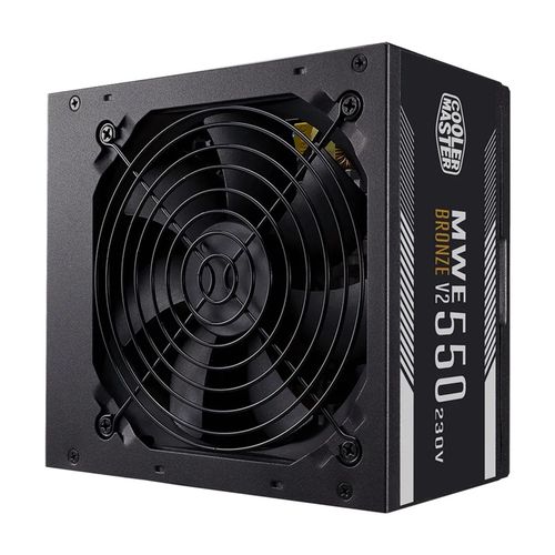 Cooler Master MWE BRONZE V2 230V 550W Power Supply Unit, CoolerMaster MPE-5501-ACABW-BEU
