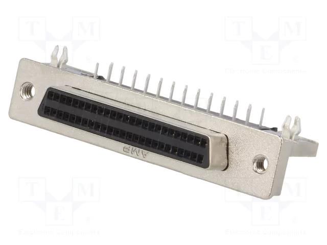 Connector: SCSI; PIN: 50; shielded; Locking: latch,screws; PCB snap TE Connectivity 5787170-5