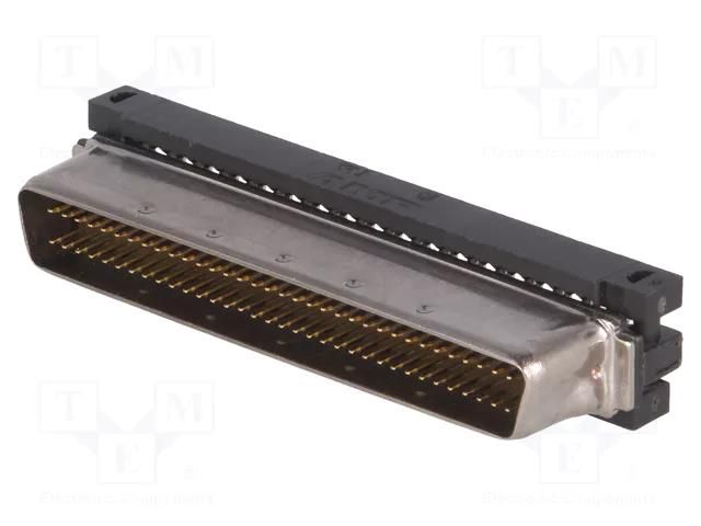 Connector: SCSI; PIN: 68; shielded; for ribbon cable; plug; male TE Connectivity 5749621-7