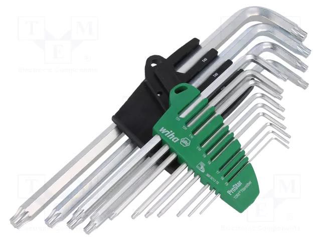 Wrench-set; Torx®; Chrom-vanadium steel; blister; 13pcs. WIHA WIHA.SB366SZ13TS