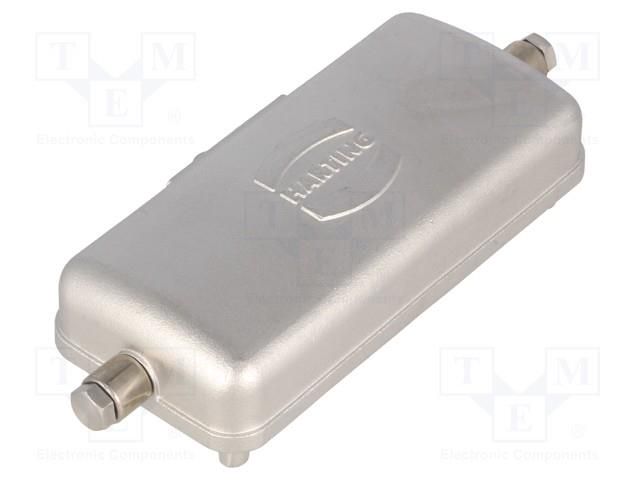 Protection cover; size 10B; Han; for latch; stainless steel HARTING 19443105421
