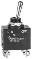 SWITCH, TOGGLE, DPST, 10A, 125VAC WT21T