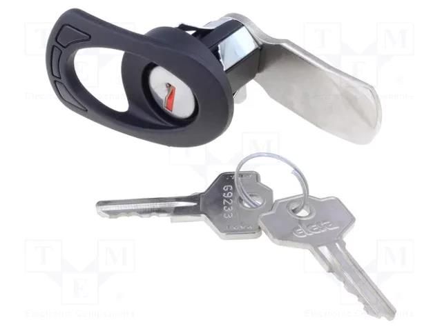 Lock; polyamide; 32mm; IP65 ELESA+GANTER CSLU-FM-45-32