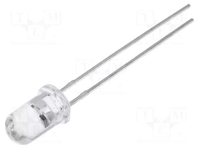 LED; pink (baby pink); 5mm; 15°; Front: convex; 2.8÷3.6VDC OPTOSUPPLY OSC84L5111A
