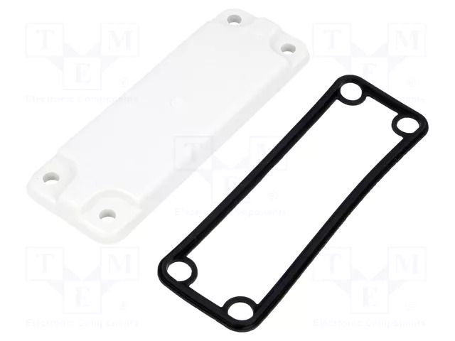 Side panel; X: 49mm; Y: 140mm; Z: 10mm; grey FIBOX MB10215