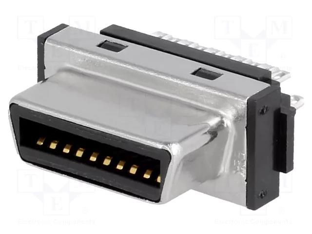 Connector: PCB-cable/PCB; PIN: 20; plug; female; soldering; FI HIROSE FI40B-20S-50