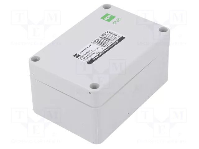 Enclosure: multipurpose; X: 75mm; Y: 110mm; Z: 59mm; INDUSTRIAL; grey ELEKTRO-PLAST NASIELSK EPN-2703-00