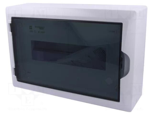 Enclosure: for modular components; IP40; white; No.of mod: 12 ELEKTRO-PLAST NASIELSK EPN-2503-01