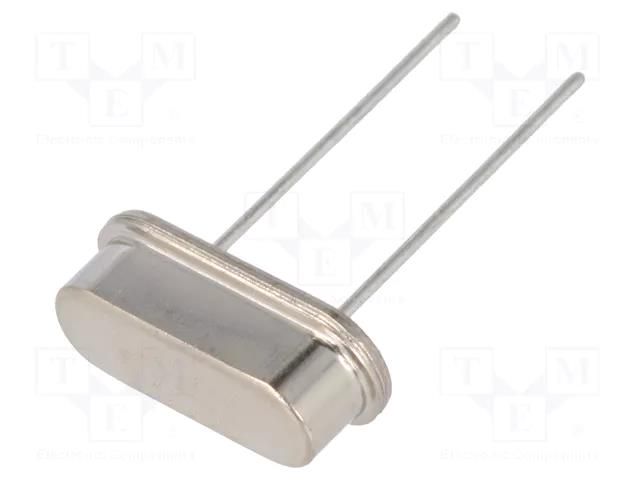 Resonator: quartz; 27MHz; ±30ppm; 20pF; THT; HC49-S SR PASSIVES 27M-49S-SR