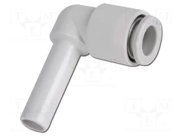Push-in fitting; angled 90°; -1÷10bar; polypropylene; 55.6mm SMC KQ2W08-99A
