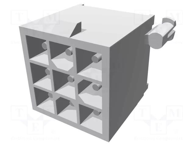 Connector: wire-board; socket; male; Mini Universal MATE-N-LOK TE Connectivity MNL-M770182-1