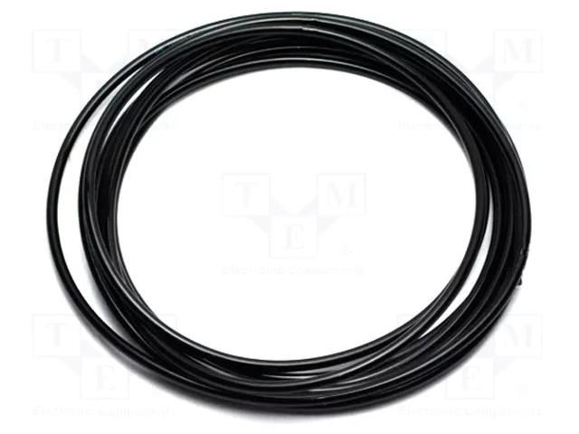 Pneumatic tubing; max.8bar; L: 20m; r bending min: 27mm; black SMC TU1065B-20