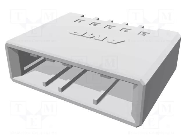 Connector: wire-board; socket; male; Dynamic D-3100S; PIN: 5; 12A TE Connectivity 1-178315-5