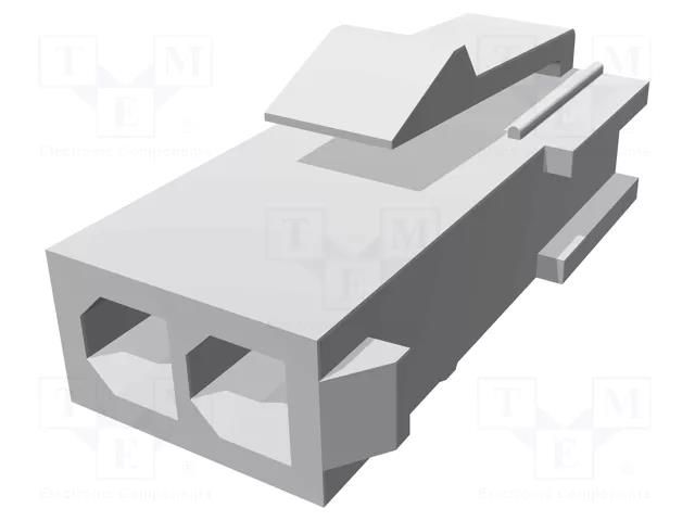 Connector: wire-wire; plug; male; PIN: 2; 600V; 4.14mm; 2x1; UL94V-0 TE Connectivity 172328-1
