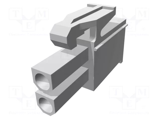Connector: wire-wire; plug; female; PIN: 2; 600V; for cable; 4.14mm TE Connectivity 172336-1