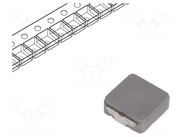 Inductor: wire; SMD; 15uH; 6.25A; 40.9mΩ; ±20%; IHLP; 10.3x10.3x4mm VISHAY IHLP4040DZER150M11