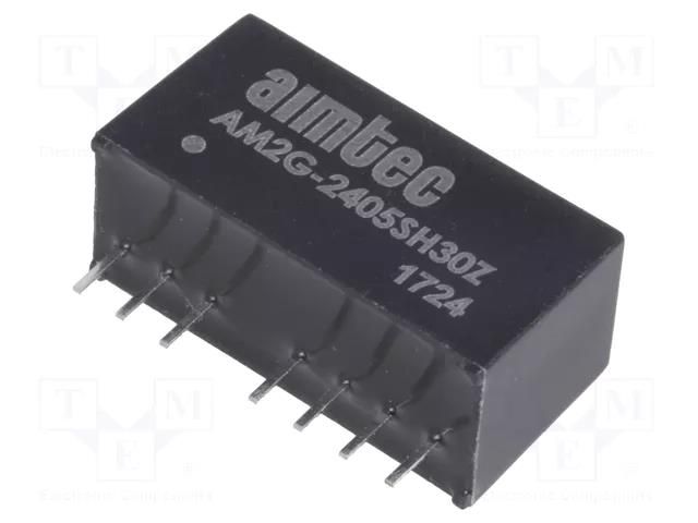 Converter: DC/DC; 2W; Uin: 18÷36VDC; Uout: 5VDC; Iout: 400mA; SIP4 AIMTEC AM2G-2405SH30Z
