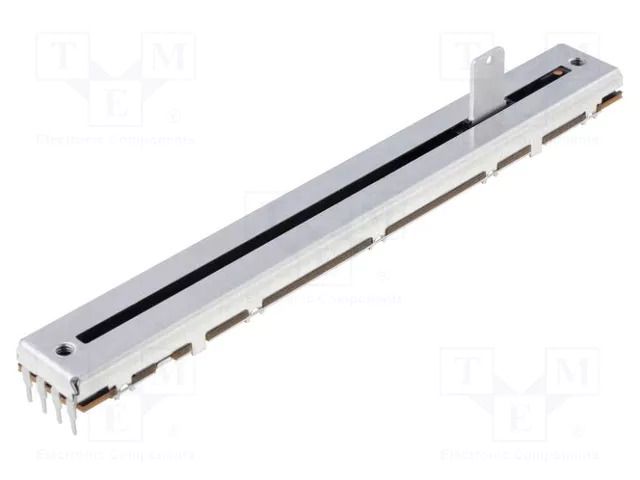 Potentiometer: slide; 10kΩ; 500mW; THT; ±20%; logarithmic; metal ALPS RSAON12-10KAX2