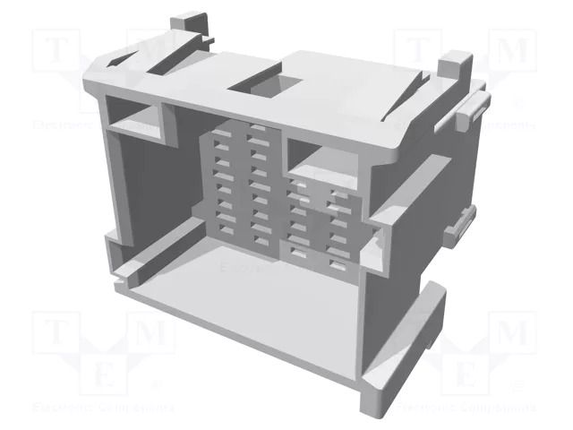 Connector: automotive; plug; male; MCP 2.8; JPT,MCP 2.8; PIN: 15 TE Connectivity 1-967628-1
