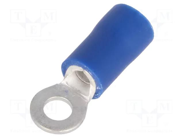 Tip: ring; M3; Ø: 3.2mm; 1.5÷2.5mm2; crimped; for cable; insulated NINIGI ST-080/B