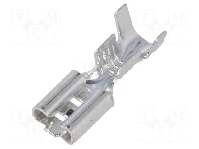 Terminal: flat; 4.8mm; 0.8mm; female; 1.5÷2.5mm2; crimped; straight VOGT 3805.67