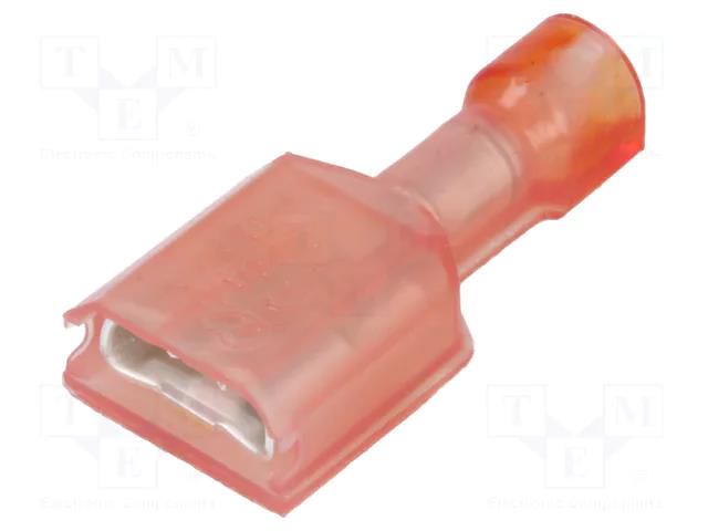 Terminal: flat; 6.3mm; 0.8mm; female; 0.3÷0.9mm2; crimped; tinned TE Connectivity 2-520407-2