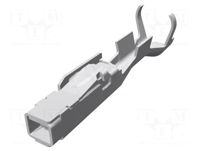 Contact; female; 1.2x0.6mm; tinned; 0.5÷0.75mm2; 20AWG; reel TE Connectivity 7-1452668-1