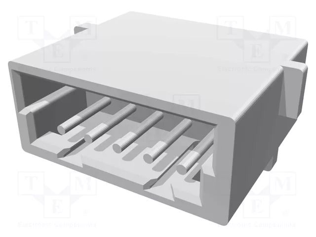 Connector: wire-board; coupler; male x2; CT; 125V; 2A; PIN: 5; 2mm TE Connectivity 292156-5