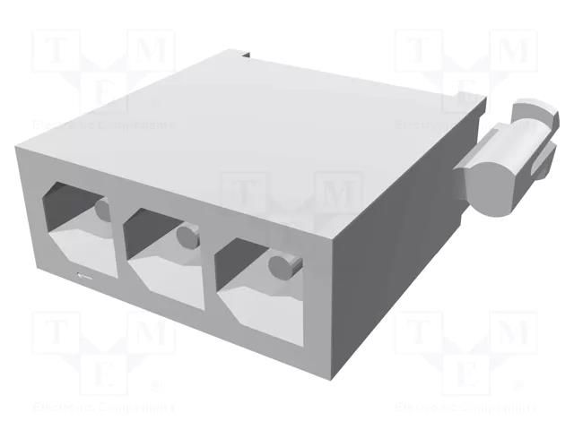 Connector: wire-board; socket; male; PIN: 3; 600V; straight; THT TE Connectivity 1-770170-0