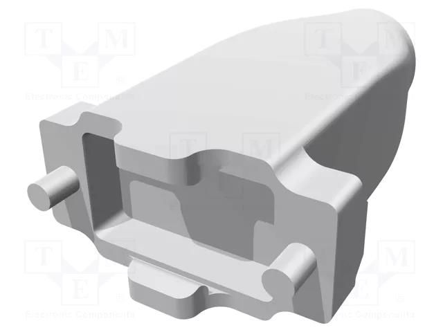 Enclosure for connectors: D-Sub; straight; shielded; UNC 4-40 TE Connectivity 5748677-1