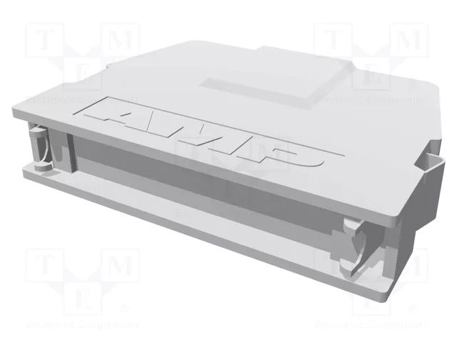 Plug case; PIN: 50; shielded; Locking: latch; steel; straight TE Connectivity 5749193-2