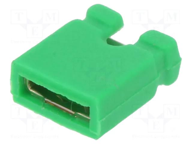 Connector: pin strips; jumper; female; 2.54mm; 1x2; Type: open NINIGI JUMPER-G