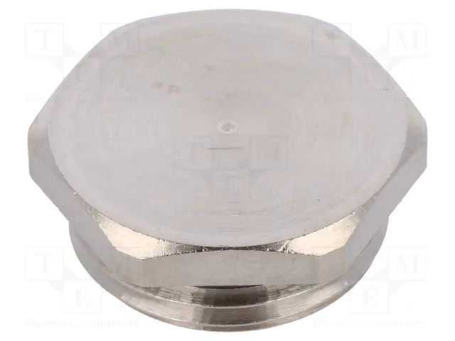 Protection cap; metal; Thread: M20; Spanner: 22mm; with seal HARTING 19000005070