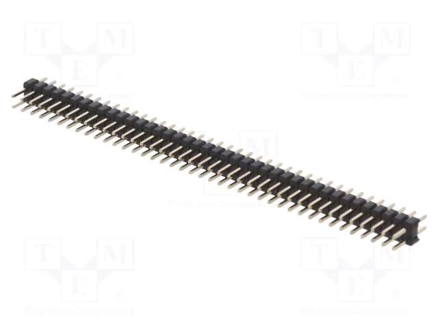 Connector: pin strips; pin header; male; PIN: 80; straight; THT; 2mm CONNFLY ZL303-2X40P