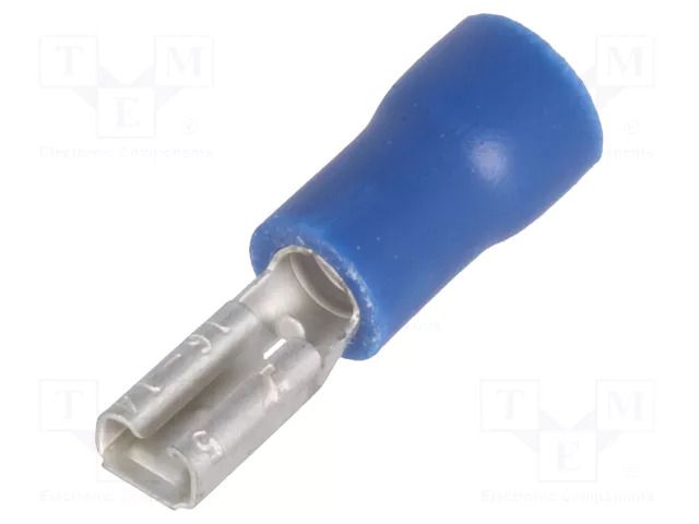 Terminal: flat; 2.8mm; 0.5mm; female; 1.5÷2.5mm2; crimped; blue NINIGI ST-002/B