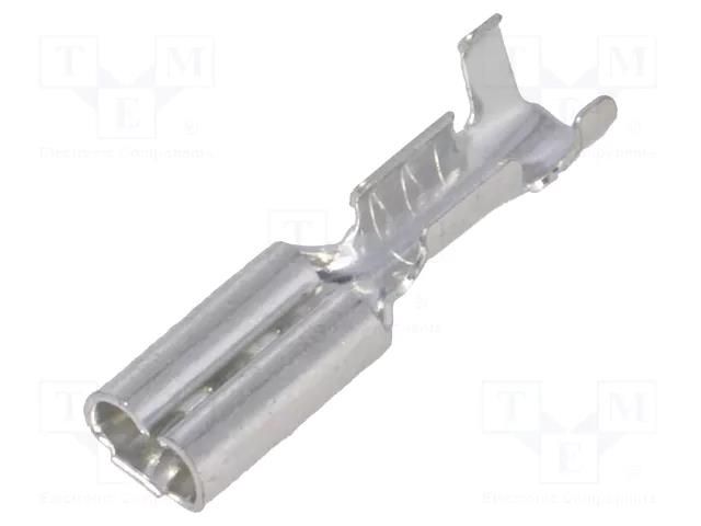 Terminal: flat; 2.8mm; 0.5mm; female; 0.3÷0.5mm2; crimped; straight VOGT 3760B.67