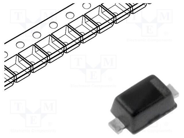 Diode: Zener; 0.3W; 15V; SMD; reel,tape; SOD523; Ifmax: 200mA NEXPERIA BZX585-C15.115