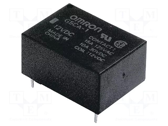 Relay: electromagnetic; SPST-NO; Ucoil: 24VDC; Icontacts max: 15A OMRON Electronic Components G5CA-1A-E-24DC