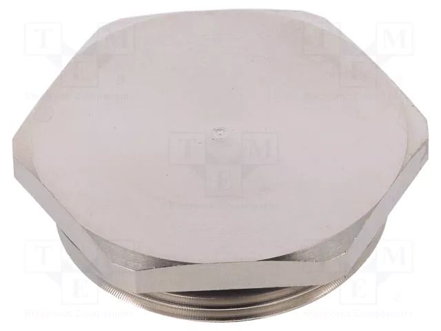 Protection cap; metal; Thread: M32; Spanner: 35mm; with seal HARTING 19000005072