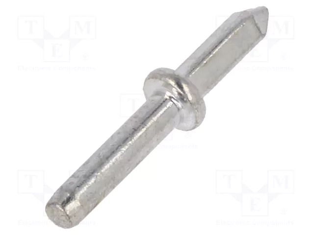 Tip: solder pin; THT; tinned; brass; Ø: 1.3mm; Overall len: 11mm VOGT 1365A.68