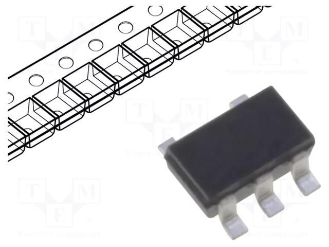 IC: voltage regulator; LDO,linear,fixed; 5V; 0.1A; TSOP5; SMD; Ch: 1 ONSEMI MC78LC50NTRG