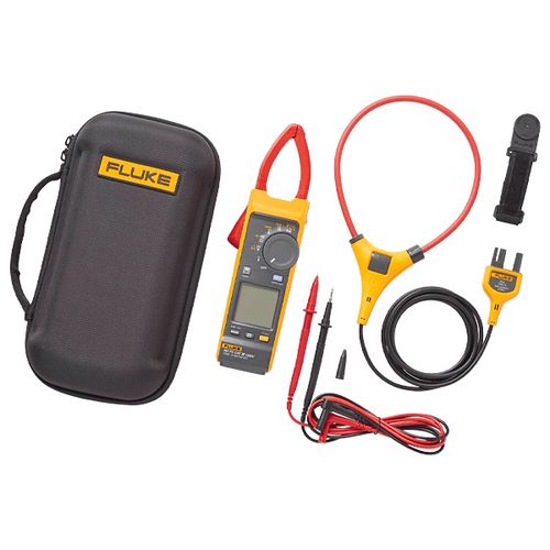 FLUKE-393FC/E, токоизмерительные клещи, TRMS AC + DC, 60 кОм, 500 Гц, ЖК-дисплей с подсветкой, 2,5 кА, Fluke Connect, Fluke 5274900