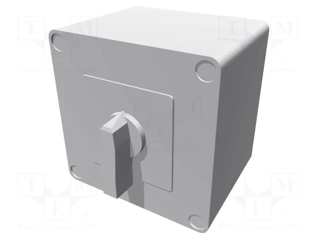 Switch: cam switch; Stabl.pos: 3; 40A; 1-0-2; in housing; Poles: 3 LOVATO ELECTRIC GX4053P