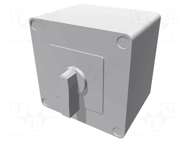 Switch: cam switch; Stabl.pos: 2; 40A; 0-1; in housing; Poles: 4 LOVATO ELECTRIC GX4092P