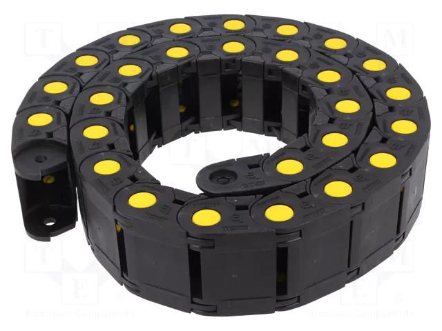 Cable chain; MEDIUM; Bend.rad: 70mm; L: 980mm; Int.height: 24mm BREVETTI SR305A010