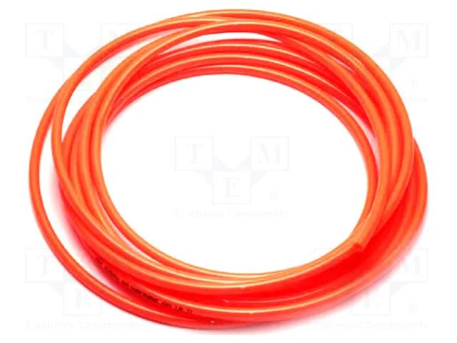 Pneumatic tubing; max.8bar; L: 20m; r bending min: 20mm; orange SMC TU0805YR-20