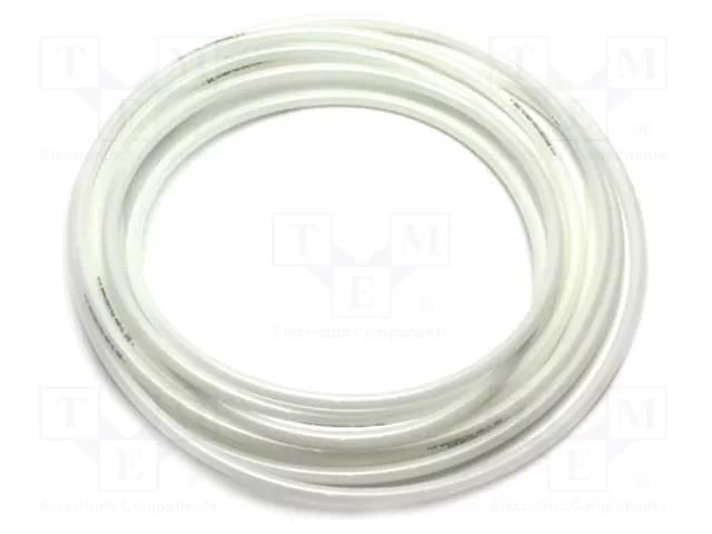 Pneumatic tubing; max.15bar; L: 20m; r bending min: 13mm; white SMC T0425W-20