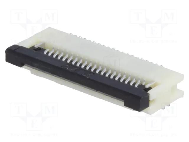 Connector: FFC/FPC; SMT; PIN: 20; 0.5mm; horizontal Riverdi ZIF0520DH-CF25