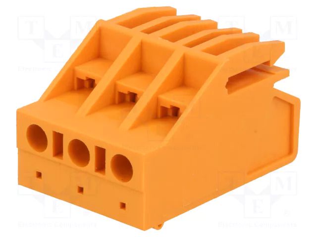Transformer; 32A; 450V; screw terminal; orange; 0.5÷4mm2; ways: 3 DEGSON ELECTRONICS TSCB4-03P